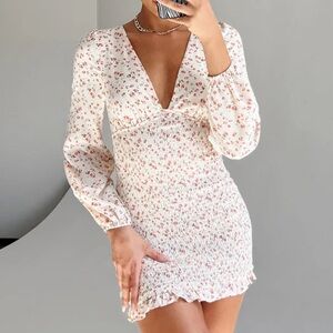 Princess Polly Sawyer Longsleeve Multi Mini Dress